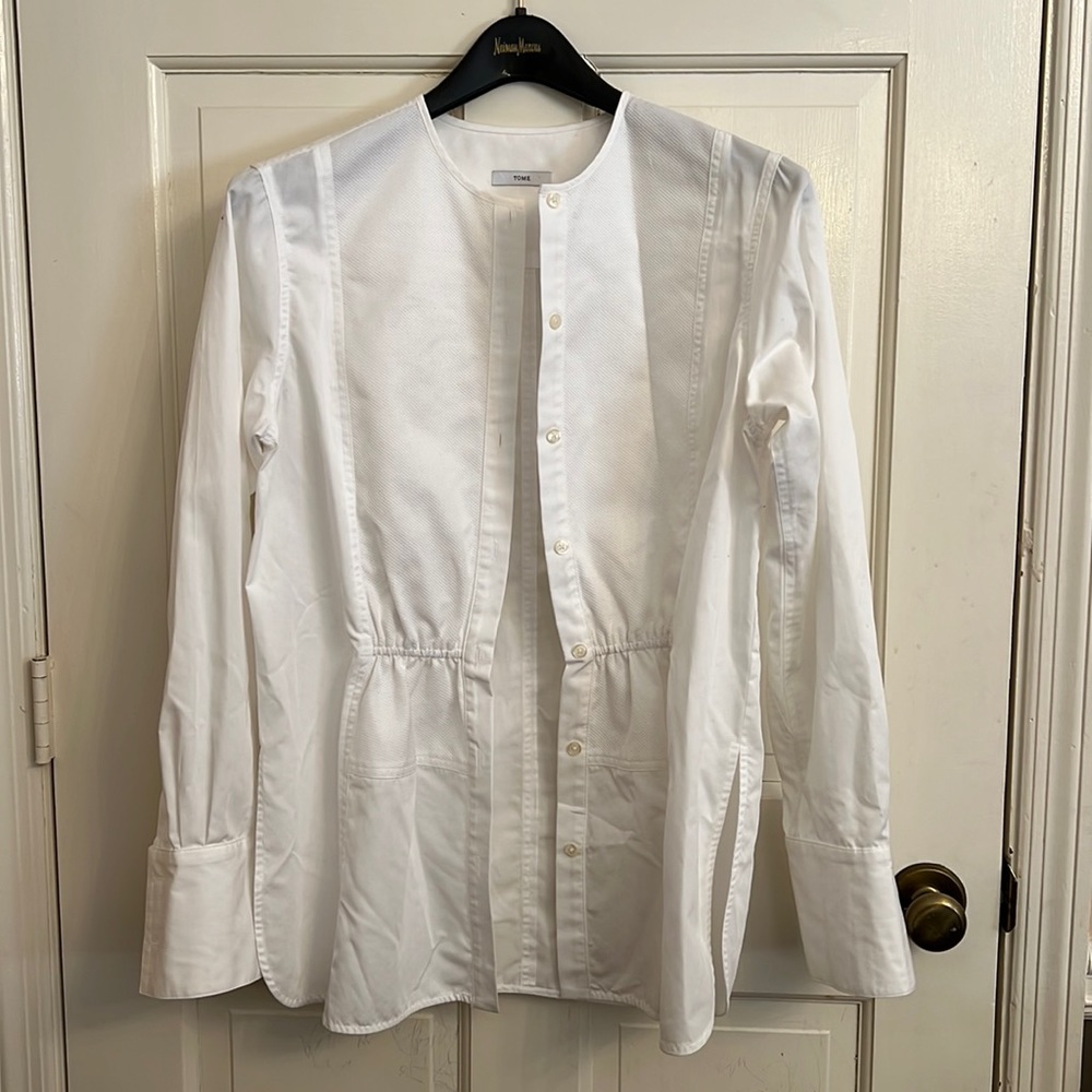 TOME White Long Sleeves Shirt size 6